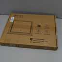 ROLOVE Vanity Mirror with Lights 15"x12", Lighted Makeup Mirror with 10X Magnification, 3 Color Lighting & Dimmable Brightness, Light Up Mirror for Desk, Bedroom, Bathroom (White)