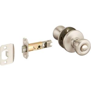 Kwikset 300T 15 CP Tylo Bed/Bath Knob, Satin Nickel