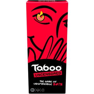 Hasbro Gaming Taboo Uncensored Board Game for Adults Only | Ages 17+ | 4+ Players | 20 Mins. Avg. | Hilarious NSFW Party Games for Adults
