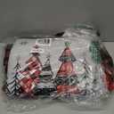 12 Pcs Christmas Farmhouse Kitchen Decor Set 4 Kitchen Towels 2 Xmas Apron 2 Oven Mitts 2 Pot Holders 2 Rugs for Cooking Baking Grilling Women Mom Daughter Gift (Xmas Tree)