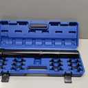 Yonligonju Inner Tie Rod Removal Tool, Master Inner Tie Rod Tool Set with 12 Crowfoot Adapters & 1/2 Inch Drive Tube for Tie Rods Remove & Install Suitable for Domestic & Import Cars(Blue)