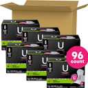 U by Kotex Balance Ultra Thin Pads with Wings, Heavy Absorbency, 96 Count (6 packs of 16) 