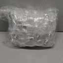 40 Pack Plastic Light Bulbs, 100ml/3.4 Oz Clear Fillable Ornaments, Plastic Light Bulbs Candy Jars for Crafts, Decorative Centerpieces, Party Favors, Silver