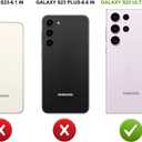 Compatible with Samsung Galaxy S23 Ultra Cases with Design, Cute Transparent Phone Case for Women Girls Girly with Heavy Duty Protective Bumper (Clear Dogs Paws)