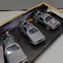 Jada Back to The Future 1:32 Time Machine 3-Pack Die-Cast Cars, Toys for Kids and Adults
