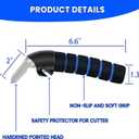 KOUNATSURI Car Handle Assist for Elderly - Car Door Handle for Elderly & Seniors & Handicap - Multifunction Car Armrest Portable Bar2Pack Blue and Strap