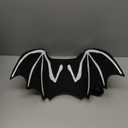 Halloween Dog Costume, Pet Costume Luminous Bat Wings Cosplay Dog Cat Costume for Party, Adjustable Halloween Cosplay Apparel for Small Medium Large Dogs (M)