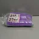 Jumbo Hair Curlers Set - 24 Pieces with 12 Large Rollers and 12 Clips for Adding Volume to Long, Thick Hair (Purple)