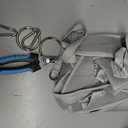 Kkiimatt Dog Grooming Hammock Harness, M Size Grooming Sling Restraint for Nail Trim, Silver Gray Holder Hanger for Grooming with Thick Neck Support, Size: M (45 LB Max) Silver Grey 8-15in