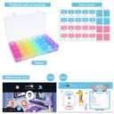 Tooth Fairy Box, Tooth Holders for Kids Keepsake, Tooth Container Box Gift, Tooth Saver PP material for Boy or Girl, Plastic storage containers for household use(2 PCS)