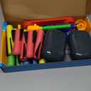 Multi-Color Rocket Launcher for Kids - Foam Blaster Set with 10 Rockets, Soars Up to 100 Feet - Birthday & Christmas Toys for Boys & Girls Age 3-12