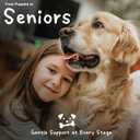 BINGPET Dog Socks to Prevent Licking Paws with Grippers for Hardwood Floors Anti Slip, Winter Warm Pet Shoes Booties, Extra-Thick Grip Dog Boots & Paw Protectors for Small Medium Large Senior Dogs, S