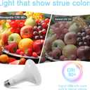 LED Flood Light Bulbs, Dimmable 750LM BR30 LED Bulb, 5000K Daylight 8W(65W Equivalent), CRI80, 15000 Hours, E26 Base Recessed Light Bulbs, 6 Pack