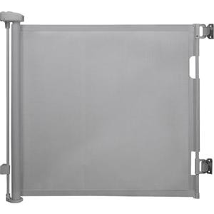 Retractable Baby Gate,Mesh Baby Gate or Mesh Dog Gate,33" Tall,Extends up to 71" Wide,Child Safety Gate for Doorways, Stairs, Hallways, Indoor/Outdoor, Grey