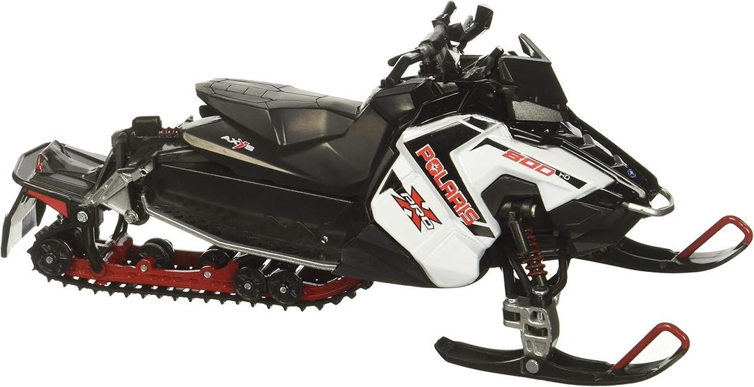 NewRay Polaris 800 Switchback Pro-X Snowmobile Model (White) - 1:16 Scale, 7.5 Inches Long, Ages 8+