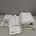 ChooChoo Small Bathroom Storage Cabinet, Narrow Toilet Paper Cabinet with 2 Door and Shelves, Freestanding Bathroom Floor Cabinet and Organizers for Small Spaces, 7.8" D * 15.7" W * 30.7" H, White