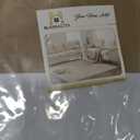 H.VERSAILTEX Fleece Accent Chair Cover Couch Cushion Covers 2 Piece Armchair Cover Thick Soft Sofa Cushion Covers for Mid-Century Modern Accent Chair(Seat Cushion Cover Plus Back Cushion Cover, Grey)