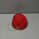 Women Air Stewardess Hat Woolen Flight Attendant Hat Stewardess Cap for Costume Cosplay Musical Performance - Size M(Red)