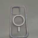 ORNARTO Air Case for iPhone 16 Pro Clear, Compatible with MagSafe, Military-Grade Drop Protection Cover with Built-in Air, White