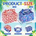 24 PCS Cartoon Themed Party Favor Boxes Paper Birthday Goodie Bags Blue Red Candy Boxes for Birthday Holiday Party Decorations Supplies