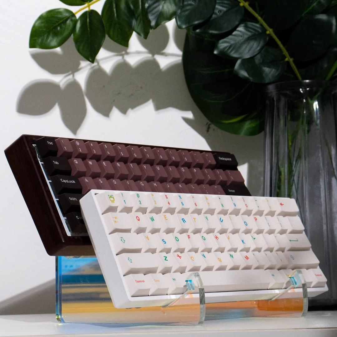 Acrylic Keyboard Holder Display Stand 1PCS Colorful Mechanical Keyboard Holders Storage Stands for Tablet Picture Frames
