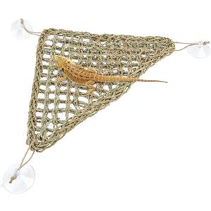 Niteangel Bearded Dragon Hammock Reptile Lounger for Chameleon, Lizards, Gecko, Snakes, Lguana Reptiles, Geckos (Triangle 17'' x 12.5'')