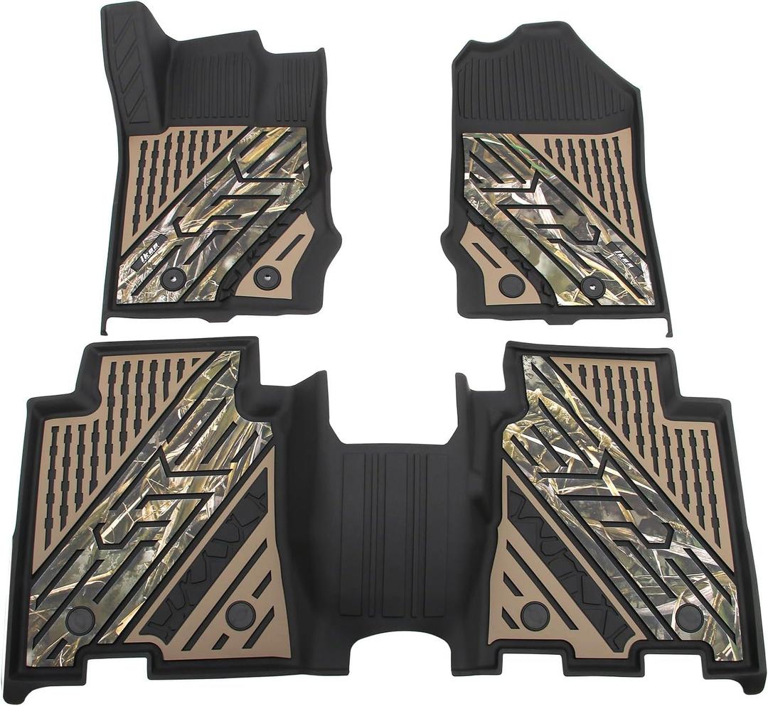 Fit 2021-2026 Ford Bronco 4-Door 3D TPE Floor Mats
