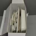 Kikcoin 22 PCS Nonstick Baking Pans Set, Stackable Bakeware Sets with Silicone Handles, 450F Oven Safe Baking Sheet Set, Easy Release Cookie Sheets for Baking, Cream