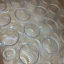 35 Pcs Plastic Bud Vases Bulk 2.36 x 6.69 Inch Shatterproof Plastic Vase Clear Small Flowers Container for Dinners Living Room Wedding Party Hotel Restaurant