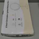 Lighted Makeup Mirror, 3000 mAh Rechargeable Double Sided Magnifying Vanity Mirror with 3 Colors, 1x/10x, 360 Rotation , Brightness Adjustable Magnification Cosmetic Light up Mirror, Women Gift (Chrome)