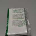 Caddy Bay Collection 200 pcs White Kraft Paper Merchandise Gift Bags Shopping Sales Tote Bags 6"x9"