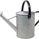 Plexon Watering Can, with a Vintage Distressed Galvanized Steel with a Powder Coating, 1 Gallon