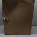 DUMOS 6 Pack Leather Padded Folding Chair, Indoor Outdoor Portable Stackable Commercial Seat with Steel Frame, Capacity for Home, Office, Party, Comfy, Kahki