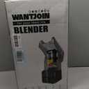 WantJoin Commercial Professional Blender With Shield Quiet Sound Enclosure 2200W Industries Strong and Quiet Professional-Grade Power, Self-Cleaning, Silver