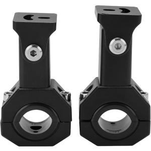 2 Pcs Off Road ATV UTV Light Bar Mounts Mounting Bracket, Motorcycle Mounting Bracket Spotlight Headlight, Fog Driving Lights Brackets Universal 18mm30mm Adjustable