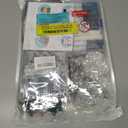 Winlyn 24 Sets Christmas Gingerbread House Suncatchers Ornaments Decorations DIY Window Paint Art Suncatchers Winter Crafts Painting Kits for Kids Classroom Activities Art Project Party Favors