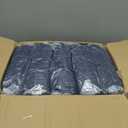 Trlyc Spandex Folding Chair Covers 50 Pcs Universal Fitted Stretchy Dining Chair Slipcovers for Wedding Party Banquet Flat-Front Chair Cover (Navy Blue)