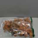 YYCRAFT Glitter Poinsettia Flowers 6 Inch for Christmas Tree Ornaments Christmas Decorations - 12 Pcs, Orange