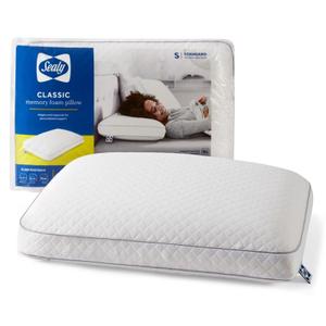 Sealy Essentials Memory Fom Pillow 24In x 16In x 7.5In
