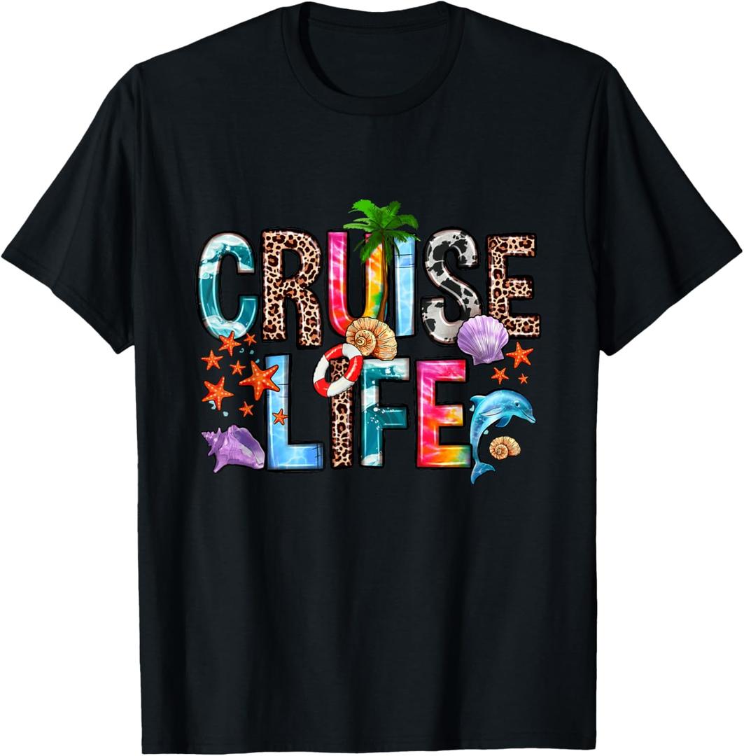 Family Cruise Life Cruise Outfits for Women 2024 Matching T-Shirt, Size L
