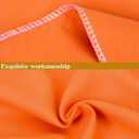 NTBAY Queen Pillowcase Set - 4 Pack Brushed Microfiber 20x30 Pillowcases - Soft, Wrinkle-Free, Fade-Resistant, Stain-Resistant, Orange Pillowcases with Envelope Closure - 20x30 Inches, Orange
