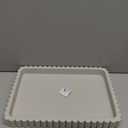 Concrete Decorative Tray for Coffee Table Decor, 14" Coffee Table Tray Ottoman Tray Table Centerpieces, Rectangular Modern Decorative Trays for Home Decor, Living Room, Entry, Gray (14" x 10" x 1.5")