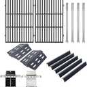 Grill Parts Kit for Weber Genesis 300 310 330 Genesis E330 E310 S310 S330 EP330 S320 E320 Parts for Weber 7621 Flavorizer Bars 17.5", Genesis 7524 Grates 7622 Heat Deflector, 4Pcs 62752 Burner Tube