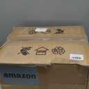 Retro Outdoor Pendant Light Industrial Vintage Outside Waterproof Ceiling Hanging Light Globe Glass Lampshade Aluminum Chandelier for Porch Garden Patio Farmhouse (Black, 27cm)