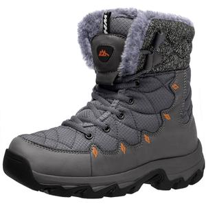 Men's Winter Snow Boots Water Resistant Non Slip Warm Outdoor Lightweight Comfortable Durable 7.1 IN Height Hiking Shoes, Size 9