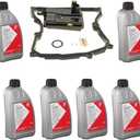 Auto Transmission Service Kit: 6L ATF Fluid + Filter for VW 1.8L Beetle Passat Jetta (2014-2017)