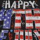 Happy 4th Of July Patriotic American US Flag 4th Of July TShirt 3XL