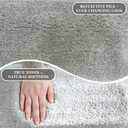 RORA Grey Bathroom Rugs,20x30 Non-Slip Plush Washable Bath Mat | Absorbent Bathroom Mat,Ultra Soft Fluffy Bath Rugs,Quick Dry Bathmats for Floor,Laundry,Tub,Home