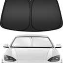 ARISMOTOR Windshield Sun Shade for Hyundai Ioniq 6 2023-2025 2026, Custom Fit Foldable Front Window Sunshade Sun Visor Protector, Block UV Rays Keep Your Car Cooler