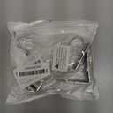 Edoneery Christmas Stocking Holder for Mantle Fireplace, Non Slip Silicone Pad Mantel Stocking Hangers for Shelves, Hanging Decorations Hooks for Family Xmas Holiday Party (Silver, 4)